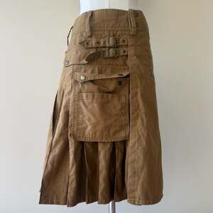 UT Kilts Khaki Utility Kilt Skirt with Cargo Pockets